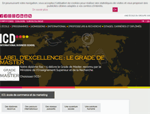 Tablet Screenshot of icd-ecoles.com